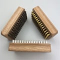 Miniatyrbilde 4 av 5: Snøvoksbørste skibørste kobbertråd rensebørste nylon polis brown 3Pcs