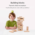 Miniatyrbillede 4 af 8: Tower Building Block Puslespil Brætspil Legetøj til børn green one size