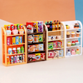 Miniatyrbillede 2 af 7: 1:12 Dukkehus Miniaturehylde Display Stand Storage Rack Super White oneszie