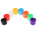 Miniatyrbillede 2 af 5: 160X lyse farver hul silikone nøgledæksler Topper Keyrin Multicolor 160pcs