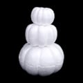 Miniatyrbillede 3 af 8: Skum Græskar Hvid Blank Halloween Jul Simulering Græskar 20cm