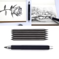 Miniatyrbild 1 av 5: 1 set 5,6 mm automatisk penna 4B blyertspenna Mekanisk penna Sketc One Size