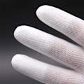 Miniatyrbillede 3 af 6: Anti Static ESD Elektroniske Arbejdshandsker Pu Finger PC Antiskrid White one size