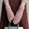 Miniatyrbilde 5 av 5: Dame vintervarme hansker vindtette sykkelhansker Therml Touc Pink one size