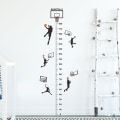 Miniatyrbild 2 av 8: Basketpojke Höjdmät väggdekaler för barnens sovrum w Black One Size