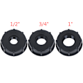 Miniatyrbillede 2 af 8: 1/2" 3/4" 1" gevind IBC Tank Adapter Postevandsstik Udskift Black C (1 inch)