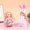 Miniatyrbillede 5 af 5: 17 cm dukke med tøj Sko DIY Movable s Princess Figur Gave Multicolor A6