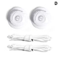 Miniatyrbillede 1 af 8: 1 Par Sneaker Snørebånd Elastic No Tie Snørebånd Snørebånd Stretching Lo D D