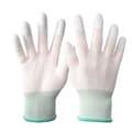 Anti Static ESD Elektroniska Arbetshandskar Pu Finger PC Antisladd White one size