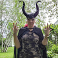 Pikkukuva 3 / 8: Halloween-asu Kuolema Paholainen Rooli Punainen Musta Noita Vampyyri Lon 9