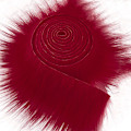 Miniatyrbild 1 av 5: 9x150 cm Faux Band Tejper Gör-det-själv-kläder Sy Fluffy Trimming S Wine red 9cm*150cm