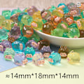 Pikkukuva 1 / 8: 10 kpl Mini Valoisa Puutarhakoriste Resin Hahmot Miniatyyri D
