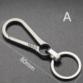 Miniatyrbillede 1 af 5: Titanium Spænder Udendørs Værktøj Titanium Legering nøglering Tiranium Silver 80cm