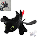Miniatyrbillede 4 af 8: Dragon Biltilbehør Toothless Lille Dragedukke Hjelm Bil Mo B-M