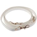 120 cm læder skuldertaske Håndtag Pung Strap Håndtasker Bælte Str White 120CM