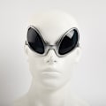 Pikkukuva 4 / 5: Funny Aliens Pukulasit Rainbow Linssit ET Aurinkolasit Hallo Gray