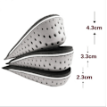 Pikkukuva 1 / 5: Unisex pohjallinen Heel Lift Insert kenkäpehmusteen korkeutta lisäävä tyyny Gray 2.3cm