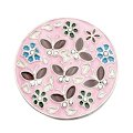 Miniatyrbild 1 av 5: Vikbar väska handväska krok handväska väska blomform metall väska tabl Pink 1pcs