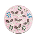 Pikkukuva 1 / 5: Taittuva laukku käsilaukku koukku kukkaro kukka-muotoinen metallilaukku tabl Pink 1pcs