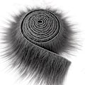 Miniatyrbild 1 av 5: 9x150 cm Faux Band Tejper Gör-det-själv-kläder Sy Fluffy Trimming S Dark gray 9cm*150cm