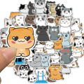 Pikkukuva 6 / 8: 50 kpl Mixed e Cat Animal Graffiti Tarra auton kitara Matkalaukku L Multicolor one size