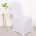 Miniatyrbild 3 av 5: 1 st Bröllopsstolsöverdrag polyester Stretch Cover Party Univ White one size