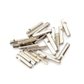 Miniatyrbillede 3 af 5: 20 stk Metal DIY Snørebånd Reparation Sko Snørespidser Udskiftning End Black 20pcs
