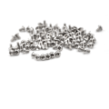 Miniatyrbillede 4 af 5: 100 Stk Computer PC Case Hard Drive Precision PSU 6/32" Hex Scre Silver 100Pcs