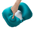 Miniatyrbild 3 av 8: Resekuddar Uppblåsbar Superlätt bärbar nackkudde U-Sh blue one size