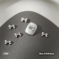 Pikkukuva 1 / 8: 10 kpl DIY Nail Art Decoration 3D hopea perhonen kiiltävä rhinest C 10Pcs