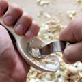 Pikkukuva 3 / 5: 1 kpl tee-se-itse koukkuveistotyökalut Ergonominen puuntyöstölusikka Stainl Silver onesize