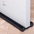 Pikkukuva 1 / 8: Joustava oven pohjan tiivistenauha Tuulen pölykynnys Se Black One Size