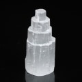Miniatyrbilde 7 av 8: Naturlig Selenitt Lampe Hvit Edelstener Ice Berg Utskåret Lampe Crys White Onesize