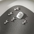 Pikkukuva 6 / 8: 10 kpl DIY Nail Art Decoration 3D hopea perhonen kiiltävä rhinest A 10Pcs