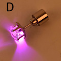 Miniatyrbillede 1 af 5: 1Pc Party Charm LED Ørering Light Up Crown Glowing Crystal Ear Pink One Size