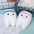 Miniatyrbild 4 av 5: 2 st Rainbow Tooth Slow Rising Cartoon Soft Bread Toy Blue 2 pcs