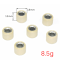 Miniatyrbild 3 av 3: 6st GY6 50 80cc Drivhjul Variator Roller Modifierad skoter White A