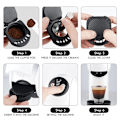 Miniatyrbild 6 av 8: Återanvändbar kapseladapter för Dolce Gusto Coffee Convert Compati Black