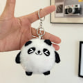 Miniatyrbild 1 av 8: e Cartoon Panda Plyschleksak Liten minidockahänge Docka Key Chai A2