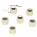 Miniatyrbild 2 av 3: 6st GY6 50 80cc Drivhjul Variator Roller Modifierad skoter White B