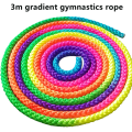 Miniatyrbild 2 av 8: Gymnastik rep färgglada regnbåge färg gradient gymnastik rep color