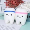 Miniatyrbild 2 av 5: 2 st Rainbow Tooth Slow Rising Cartoon Soft Bread Toy Blue 2 pcs
