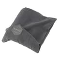 Mjuk rese-nackkudde Bärbar Flygplan Bil Comfy Sleeping Pi Gray