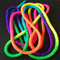 Miniatyrbild 8 av 8: Gymnastik rep färgglada regnbåge färg gradient gymnastik rep color