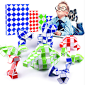 Miniatyrbild 4 av 5: pedagogisk leksak heta pussel 3d cool orm magic populära barn ga Random Color 1 pc