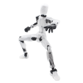Miniatyrbild 3 av 4: Multi-ed Movable Robot 3D- printed skyltdocka Toyslucky 13 Dummy Transparent