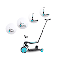 Miniatyrbild 1 av 10: Prime Ride Blå – 5-i-1 Multifunktionell Sparkcykel för Barn (2–7 år) blå