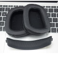 Miniatyrbillede 2 af 4: Udskiftning af ørepude til Logitech G633 G933 Foam Cover åndbart mesh Black