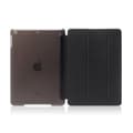Etui til iPad 9.7\" 2018/2017/Air2/Air Sort Stræklæder Tri Fold Stand Hård