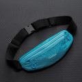 Miniatyrbilde 4 av 4: Menn kvinner Fanny Pack Midjeveske Sport Løping Trening Mobiltelefon Tettsittende minibelte menn og kvinner Gray Blue 7.2 inch